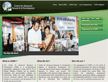 Tablet Screenshot of cardindia.net